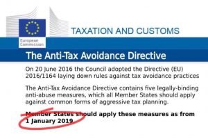 The Anti Tax Avoidance Directive
