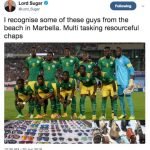 Lord-Sugar’s-controversial-tweet-featuring-the-Senegal-squad