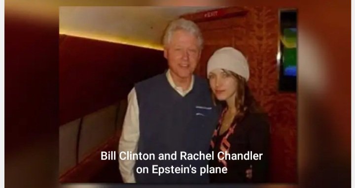 Bill Clinton and Rachel Chandler
