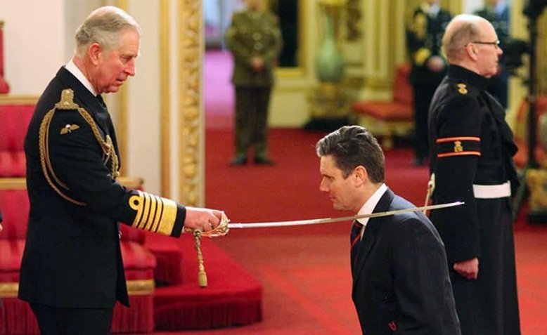 Starmer knighted