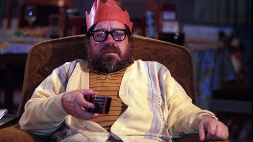 Tomlinson played couch potato Jim Royle in TV comedy The Royle Family