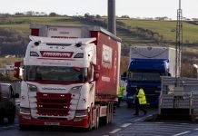 Brexit: Northern Ireland minister says he has ordered halt to agri-food checks at nation’s ports
