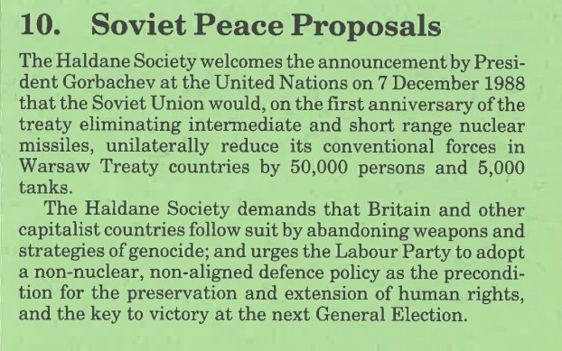 Soviet Peace Proposals
