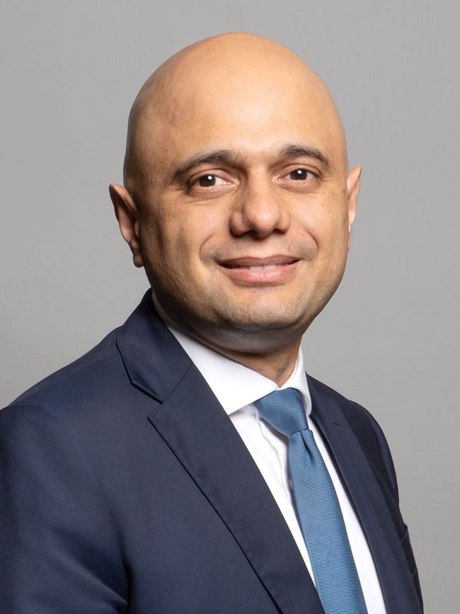 Official portrait of Rt Hon Sajid Javid MP