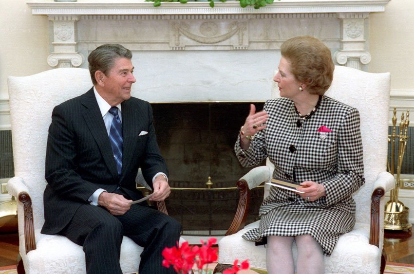 Reagan et Thatcher