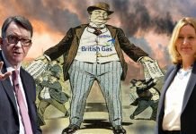 The Revolving door from Westminster to the Boardrooms allows the Bankers and Energy companies to make the rules. Mandelson Rudd British gas