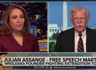 Watch Stella Assange Slap The Mustache Off John Bolton’s War Criminal Face
