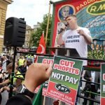 RMT-solidarity-strike-rally-at-London-Kings-Cross