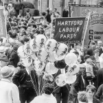 Crowds-mingle-with-the-balloons-and-banners-at-the-Durham-Miners-Gala