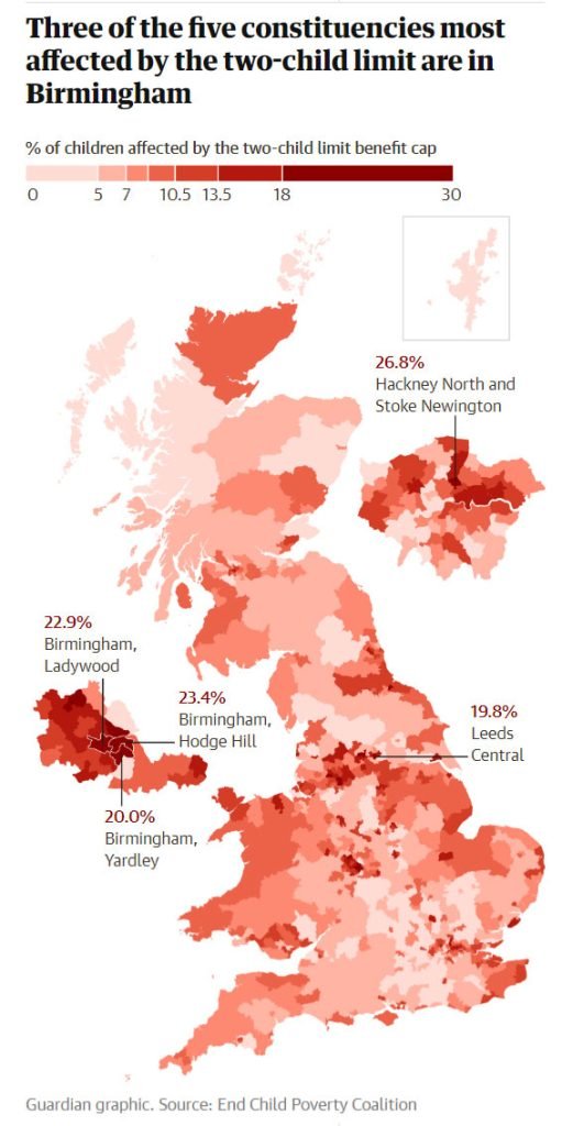 Labour would keep two child benefit cap