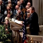 Bush-delivers-the-eulogy