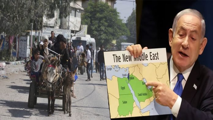Netanyahu Shows Map of 'New Middle East'