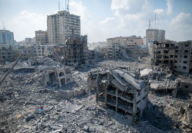 Gaza City destruction