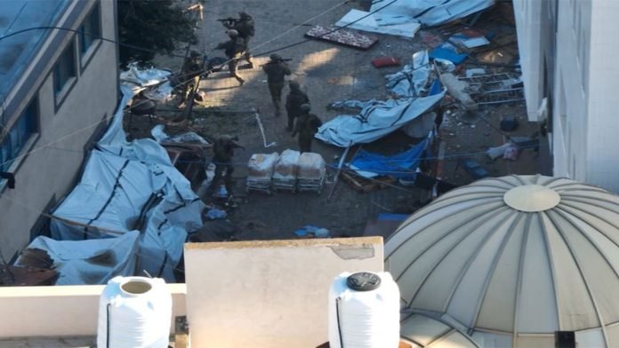 Israeli soldiers raid al-Shifa Hospital