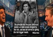 Labouring Under Illusions: Starmer, Tories, and the Folly of Trickle-Down The Big Lie trickle down theory