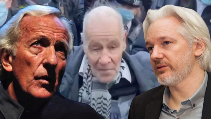 John Pilger, Julian Assange, Eric Levy