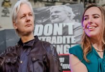 Julian Assange is Free Julian and Stella Assange