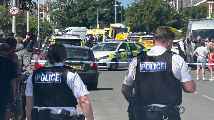 knifeman arrested in Southport