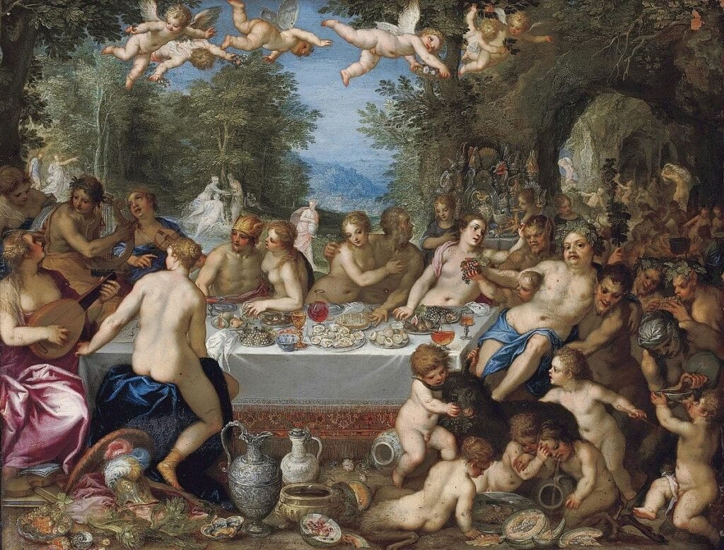 The Feast of the gods the marriage of Bacchus and Ariadne