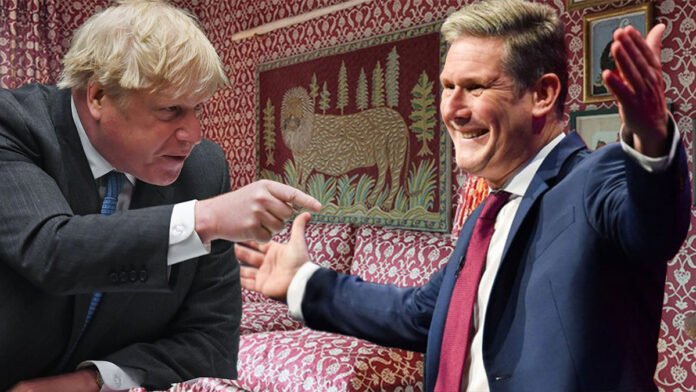 Keir Starmer, Boris Johnson