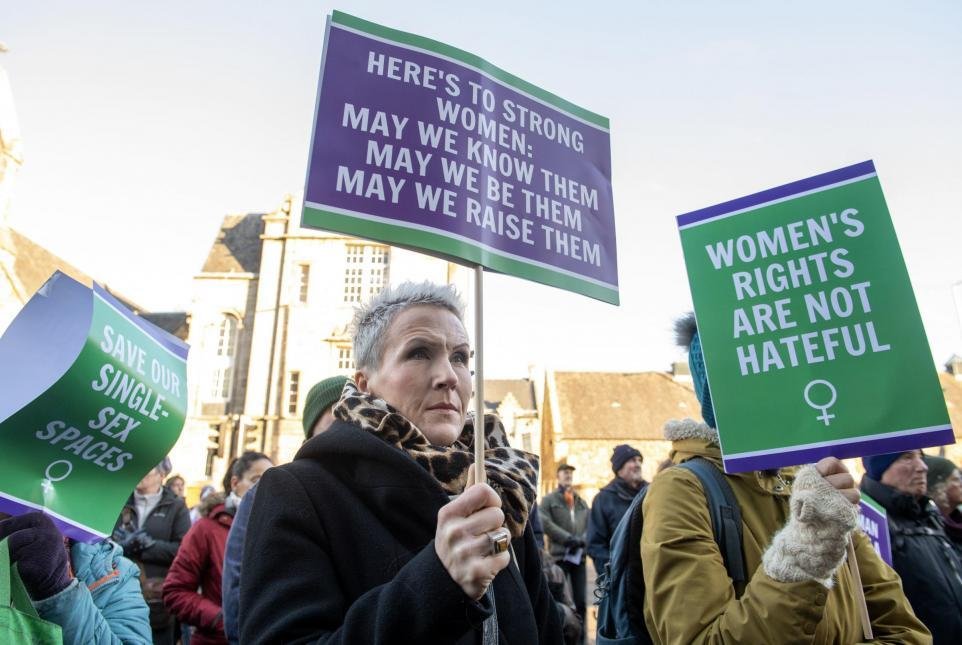 For Women Scotland protest