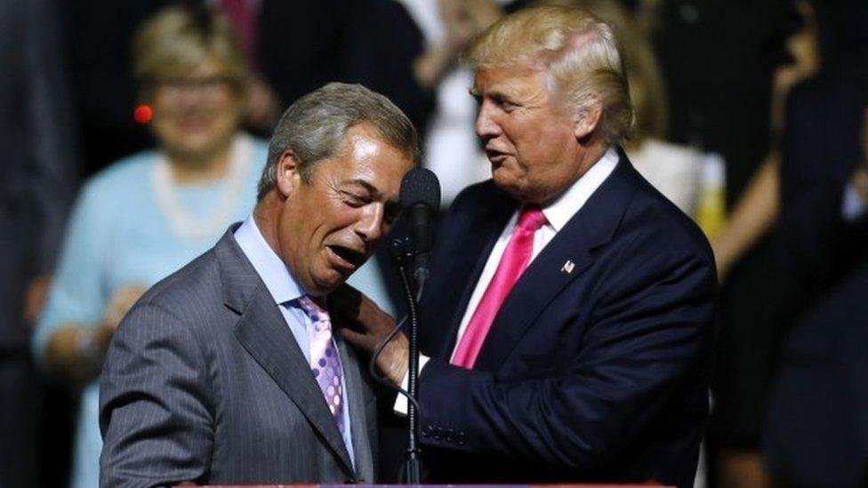 Nigel Farage donal trump