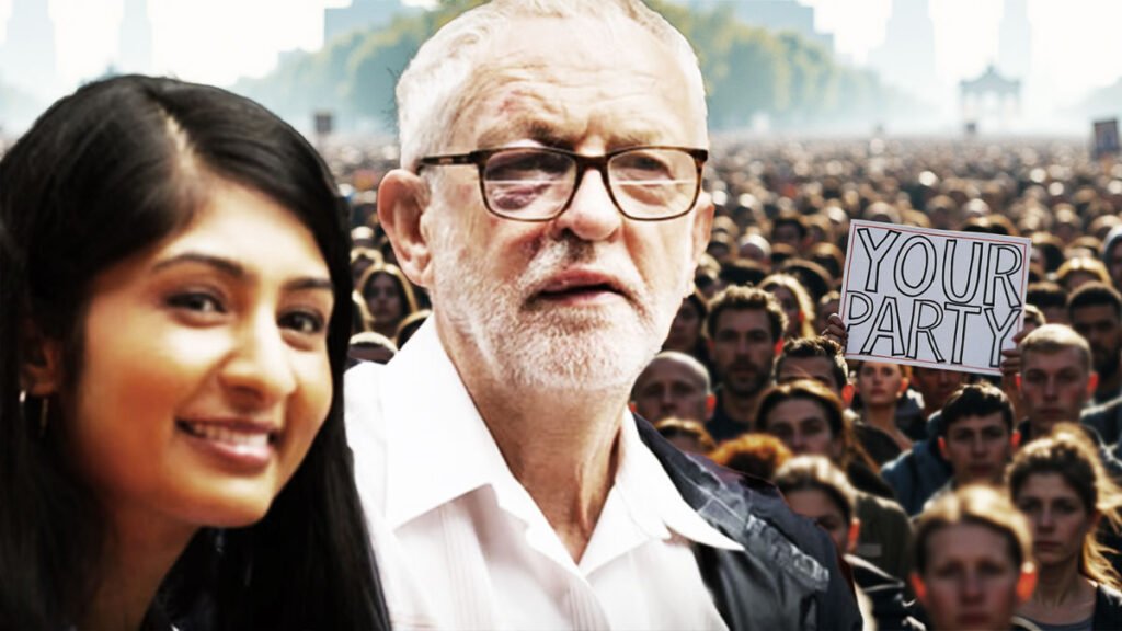 Jeremy Corbyn and Zarah Sultana