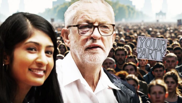 Jeremy Corbyn and Zarah Sultana