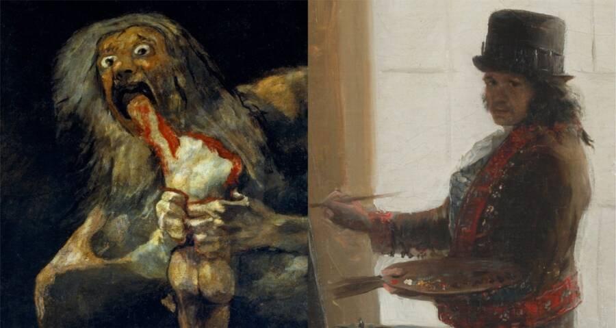 Saturn Devouring His Son (painting by Goya)