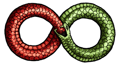 Ouroboros, the Infinity Symbol