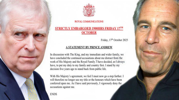 Prince Andrew, Jeffrey Epstein