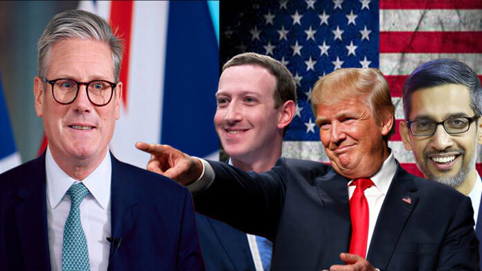 Starmer's-Big-Tech-Surrender-fruad Starmer trump