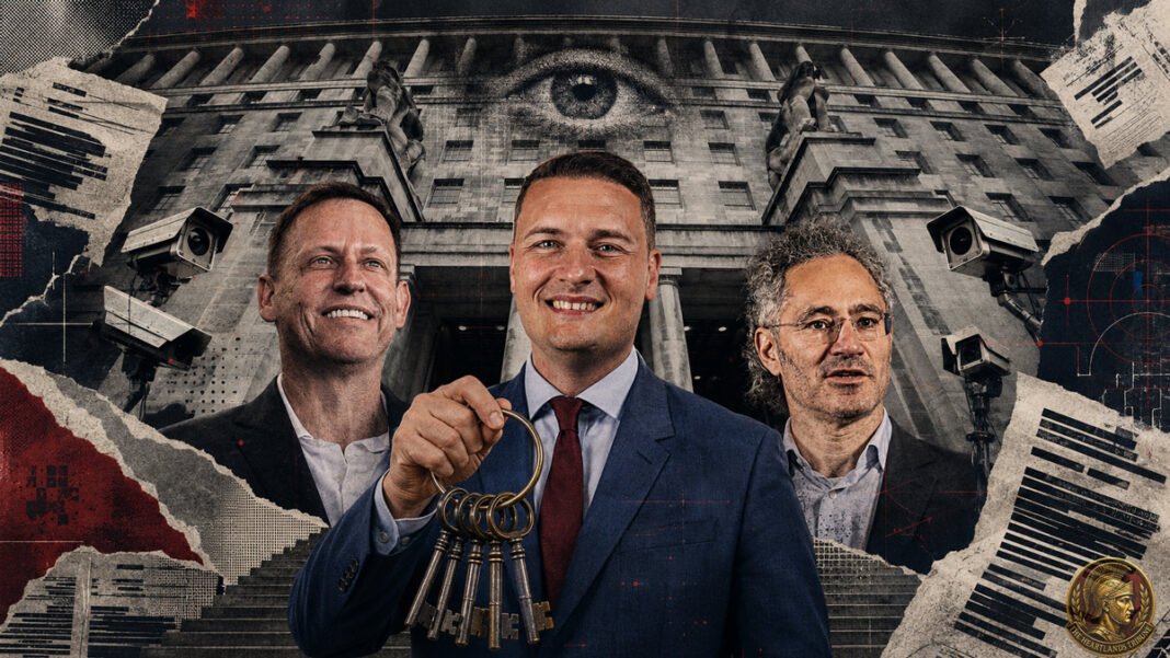 Andy Burnham Gave Defence to the Minister Who Couldn’t Say No to Palantir Wes Streeting, Alex Karp and Peter Thiel of Palantir